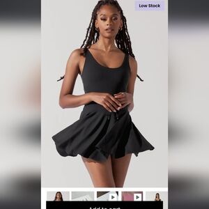 Popflex black twist dress large